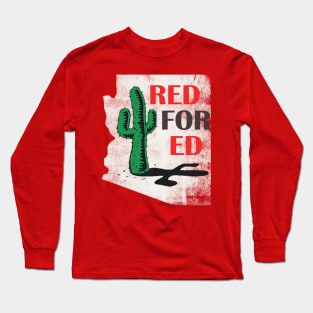 Red For Ed Shirt: Colorado Teacher Protest Walkout Tshirt Long Sleeve T-Shirt